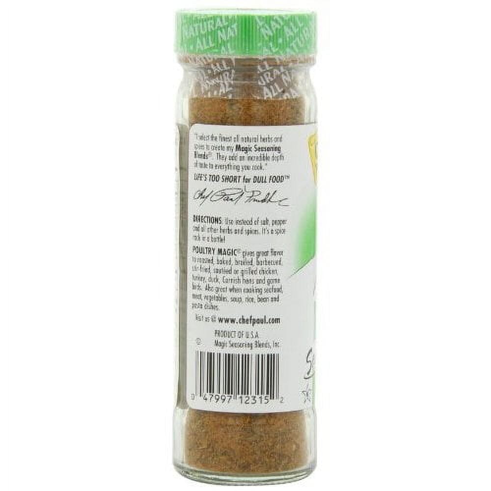 Magic Seasoning Blends Chef Paul Prudhommes Poultry Magic, 2 oz