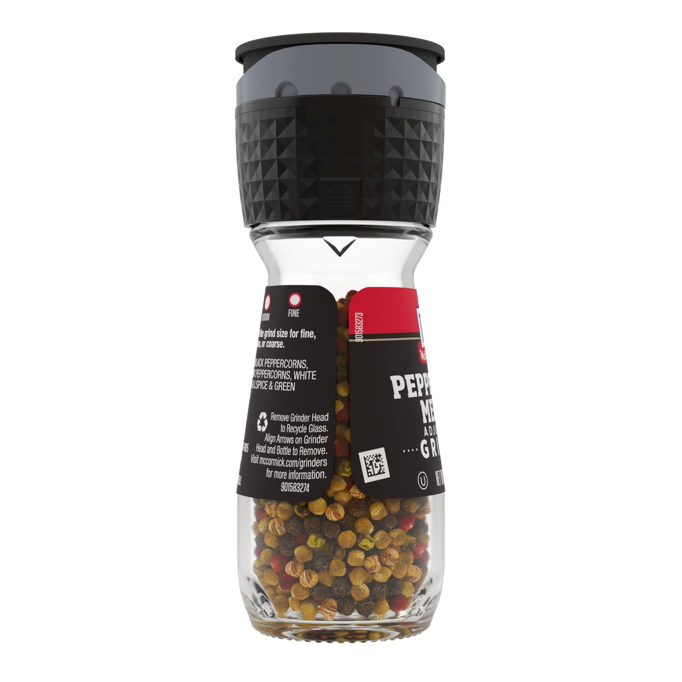 McCormick All Natural Peppercorn Medley Grinder, 0.85 oz Bottle
