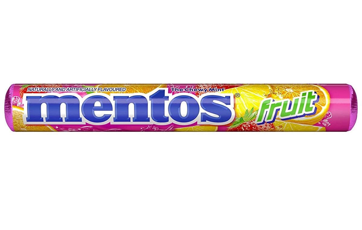 Mentos Rolls, Mixed Fruit, 1.32 Ounce