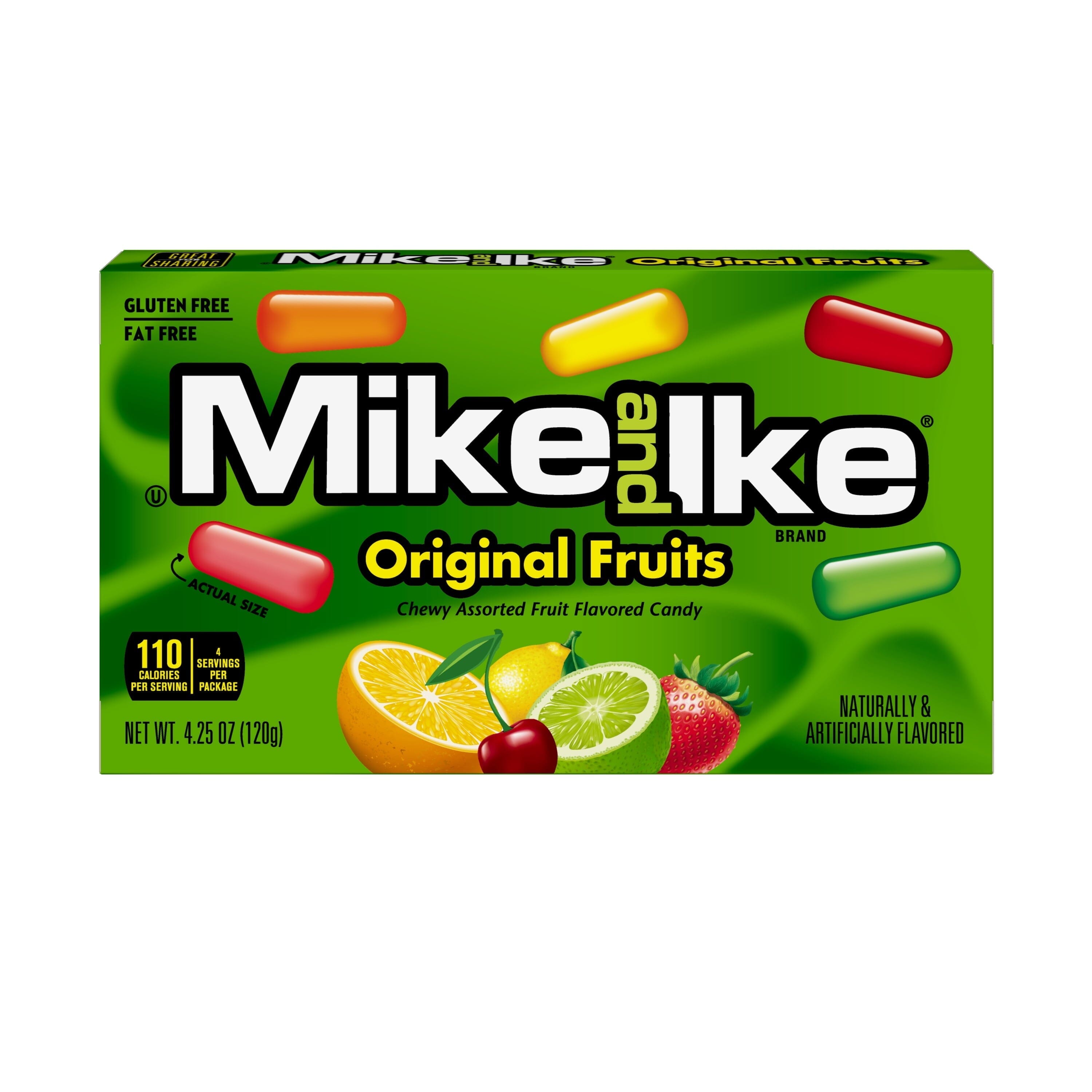 Mike and Ike Chewy Candy, Original Fruits, 4.25 Ounce