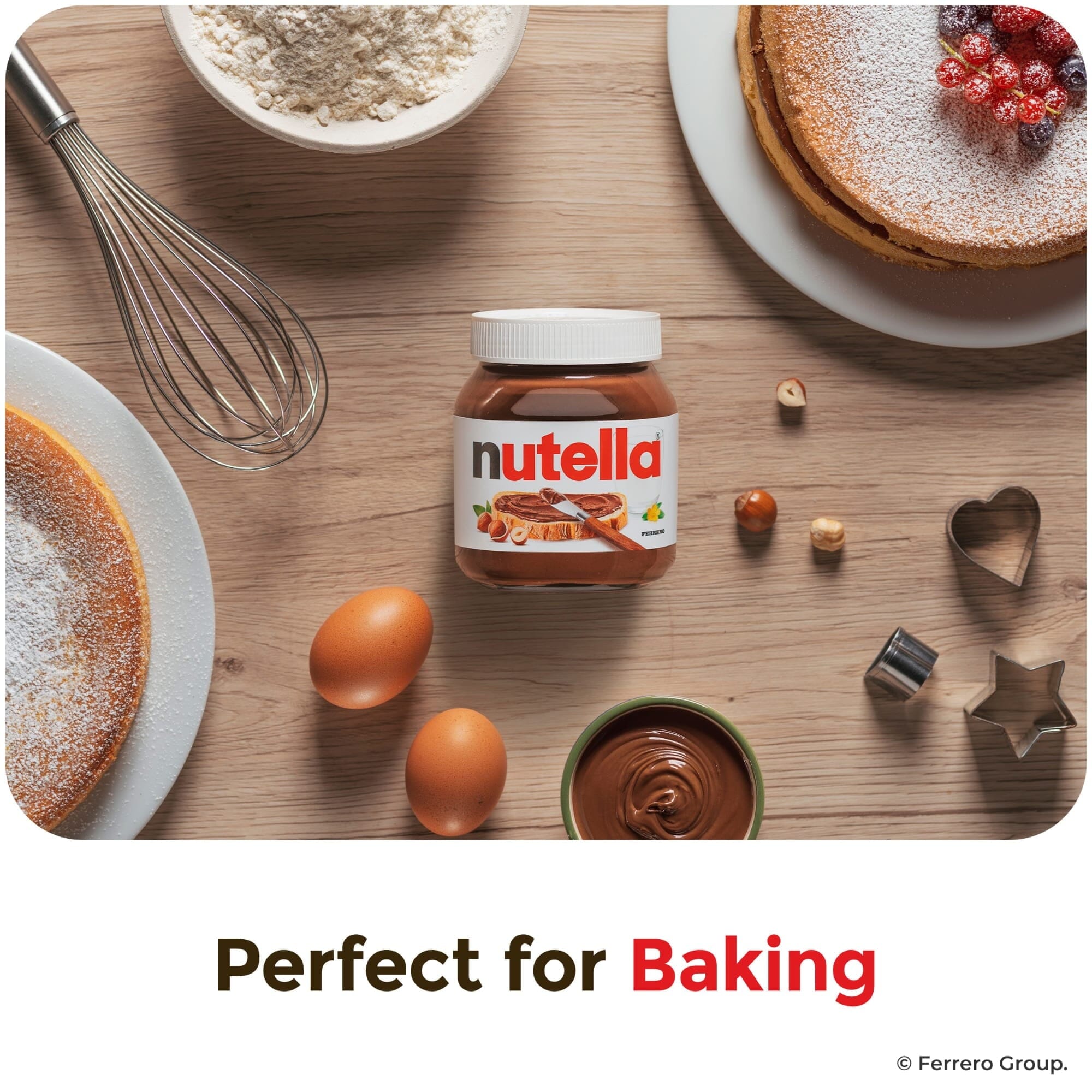 Nutella Hazelnut Spread with Cocoa, 0.8 oz Mini Glass Jar