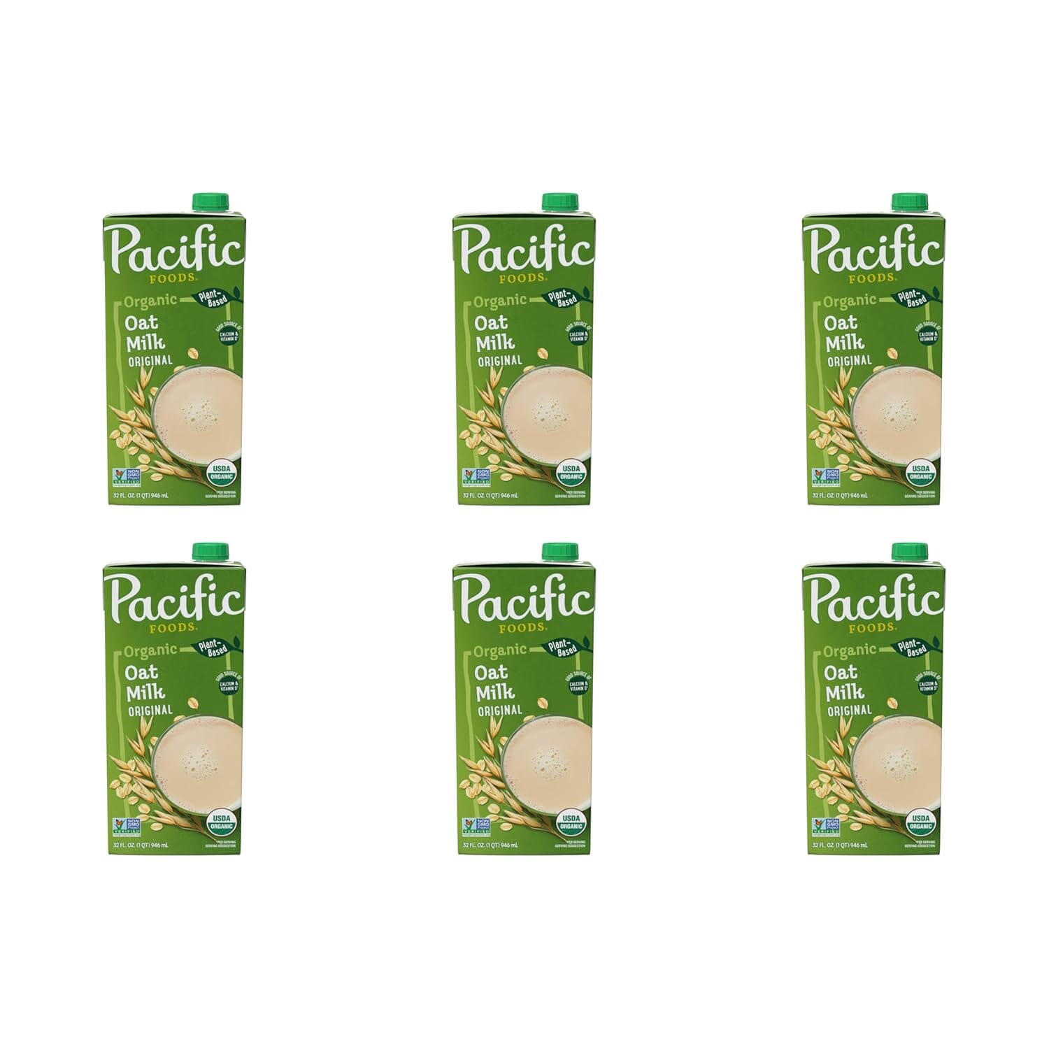 Pacific Foods Barista Series Original Oat Milk, Plant Based Milk, 32 oz Carton