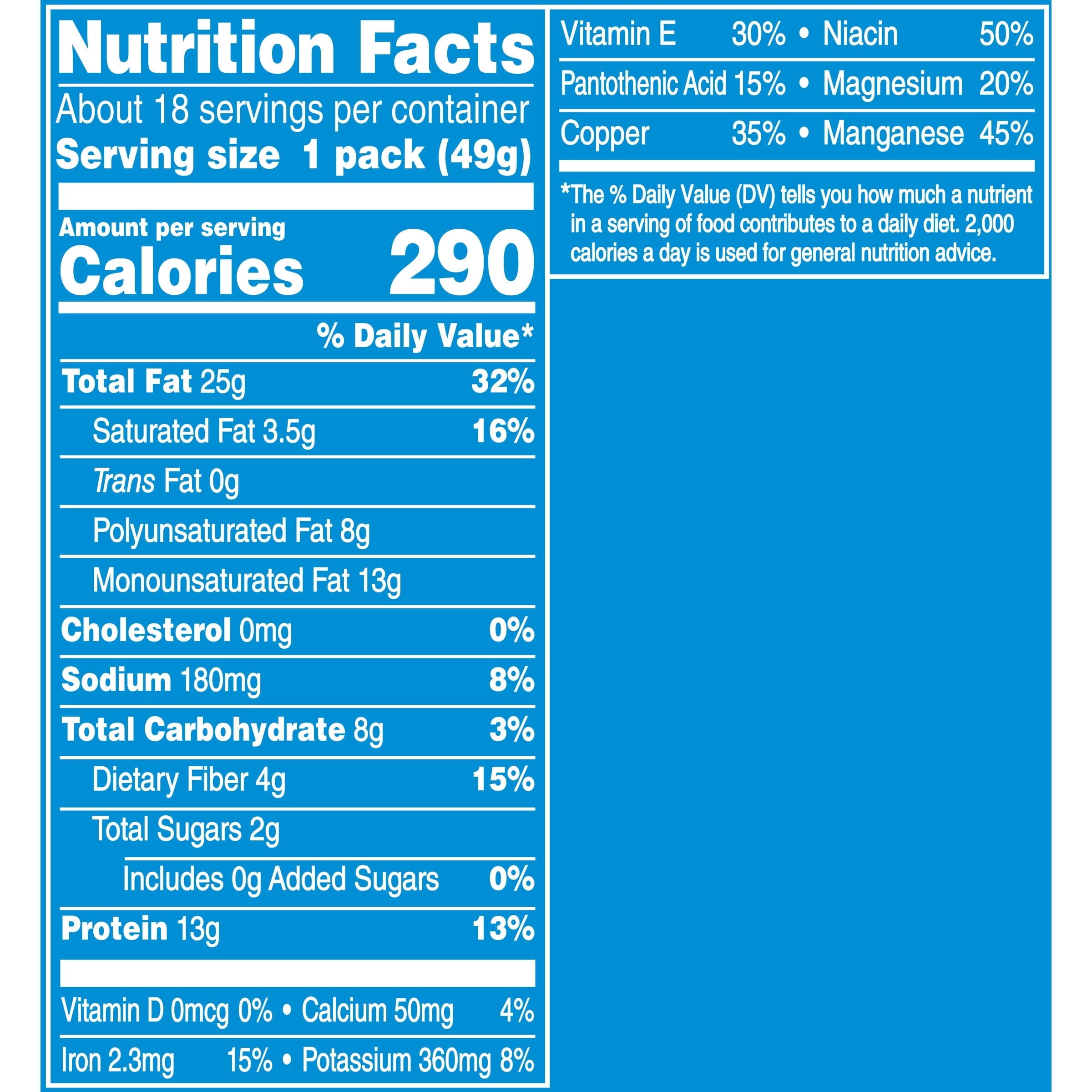 Planters Salted Peanuts, 18 ct Box, 1.75 oz Packs