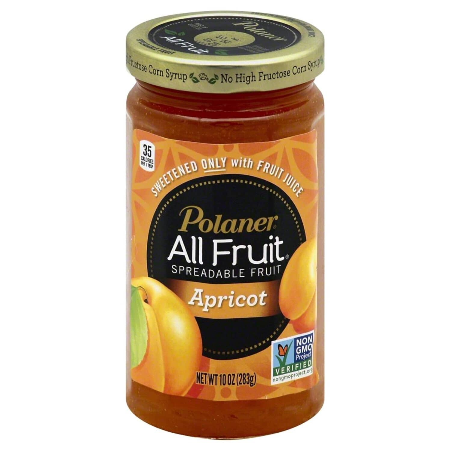 Polaner All Fruit Spread Apricot, 10 ounce