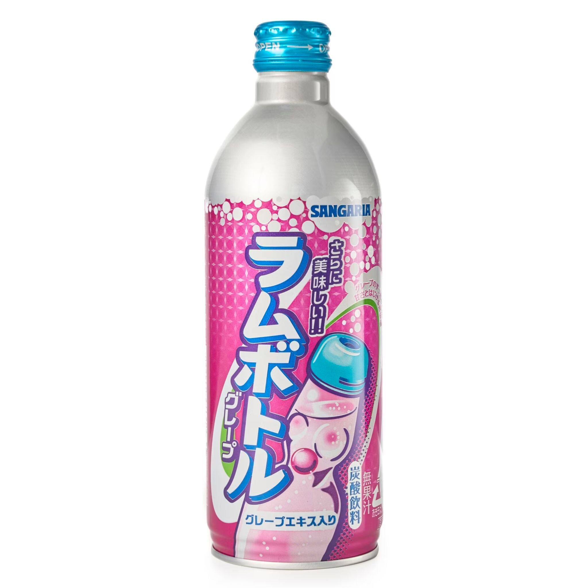 Sangaria Ramu Bottle Grape Soda, 16.91 Fl Oz