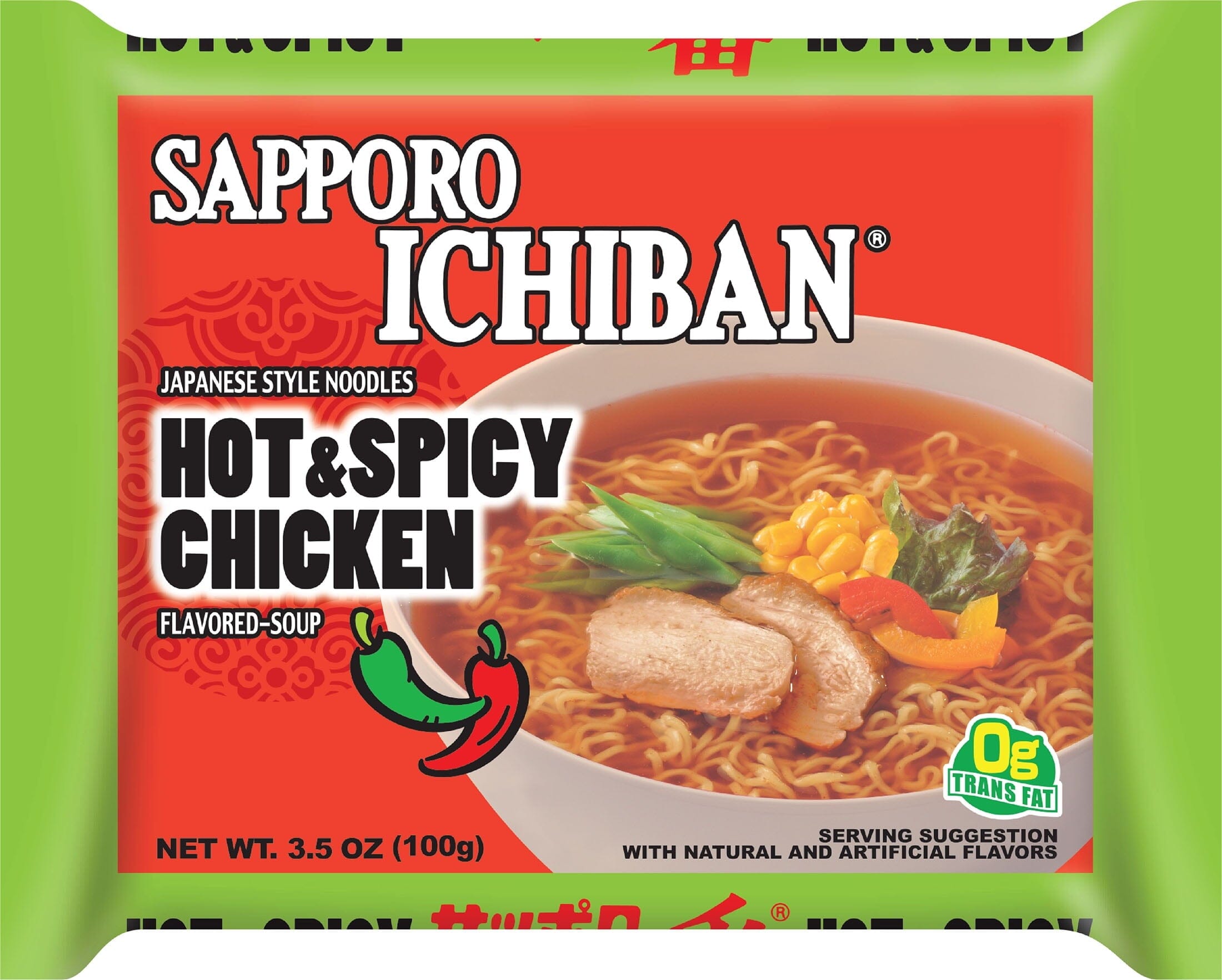 Sapporo Ichiban Meat Lovers Japanese Style Noodles, Variety Pack, 17.70 oz, 5 Pack