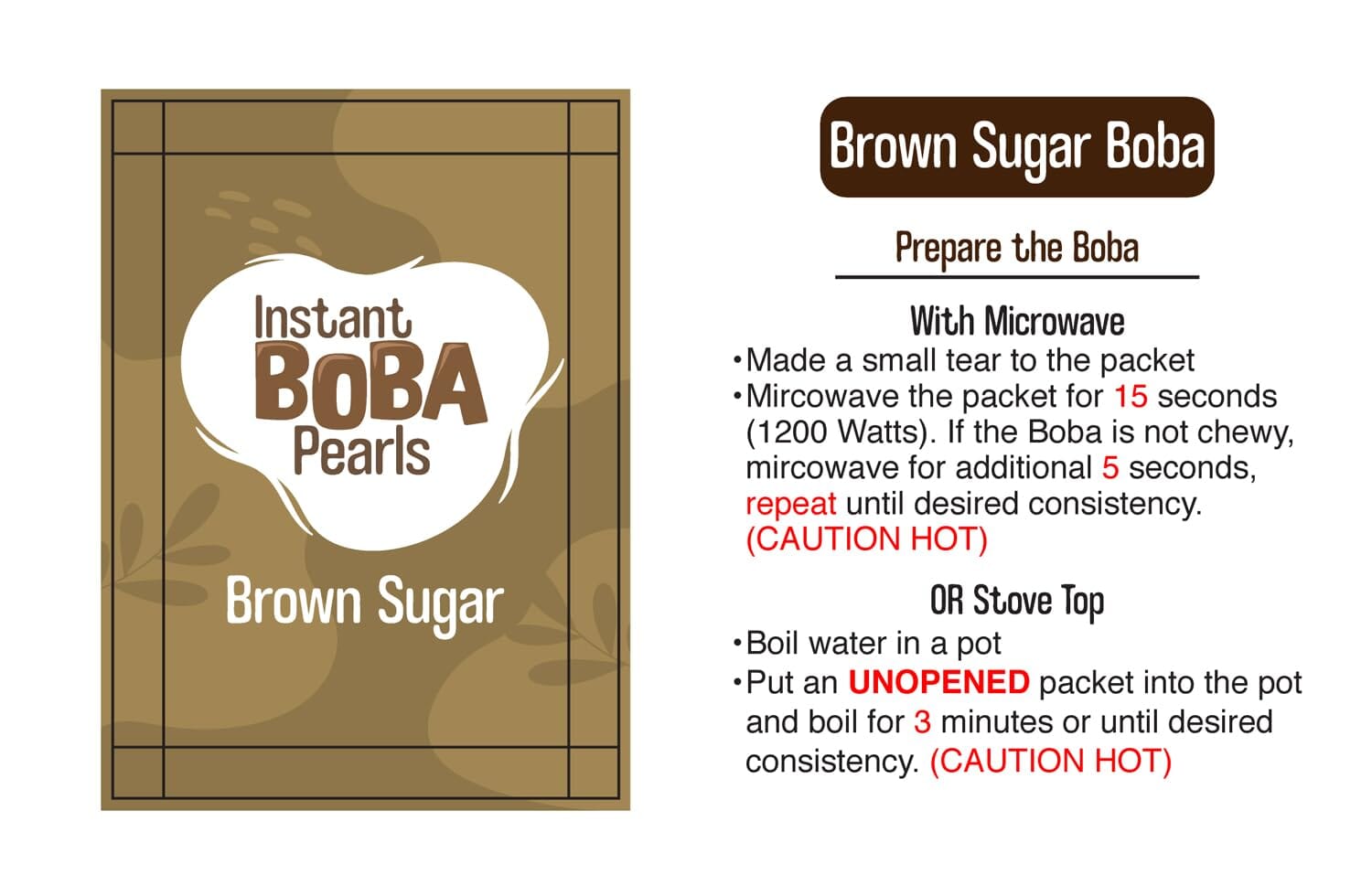 Snackathon Instant Boba Bubble Pearl Variety Milk Fruity Tea Kit (12 Servings, 5 Flavors), with Authentic Brown Sugar Caramel Tapioca Boba Pearls, Ready in Under One Minute, Straws Included - Gift Box