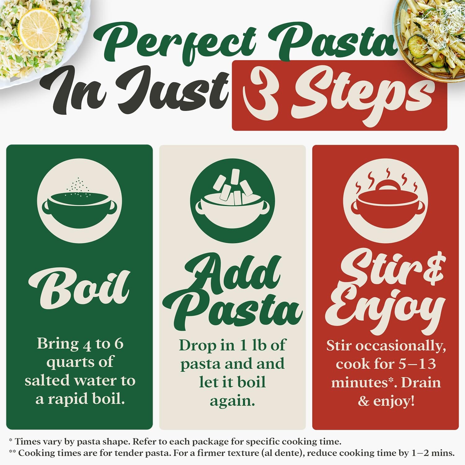 Snackathon Italian Pasta Assortment Box, Variety Shapes, Made in Italy, Gift-Ready for Home Chefs & Pasta Lovers