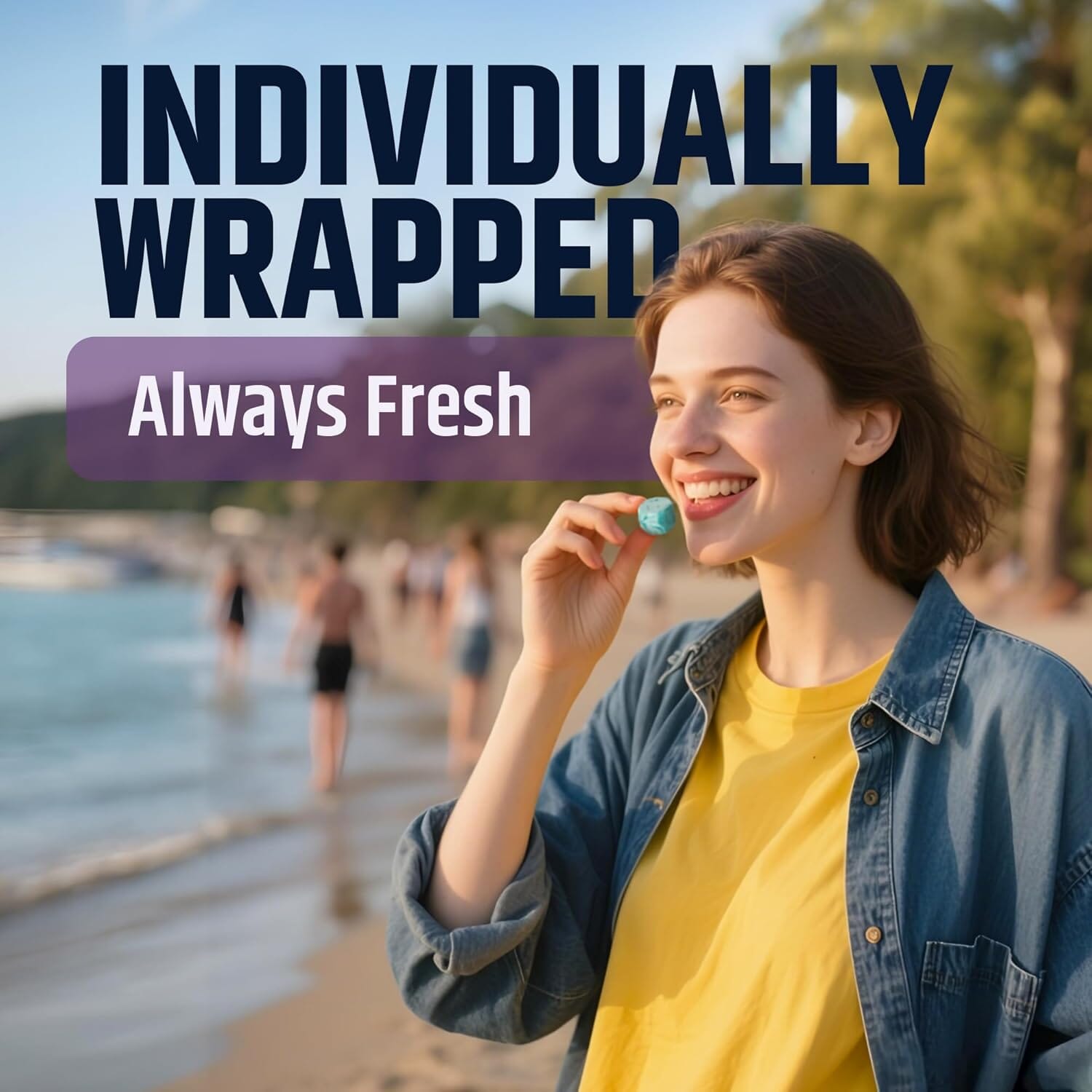 Snackathon Salt Water Taffy Assorted Mix β Chewniverse Edition, 10 Flavor Variety, Individually Wrapped Soft & Chewy Gourmet Candy, Unique 7 oz Themed Bag for Gifting