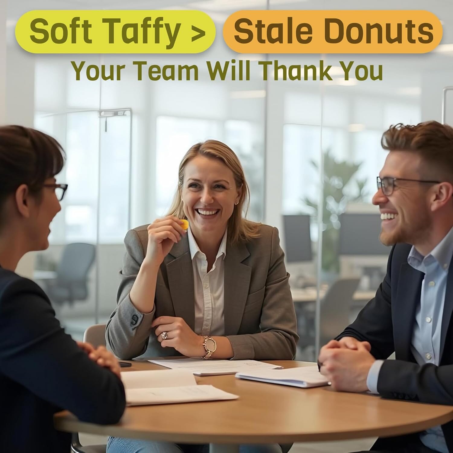 Snackathon Salt Water Taffy Assorted Mix – Holiday Edition, Individually Wrapped Pieces