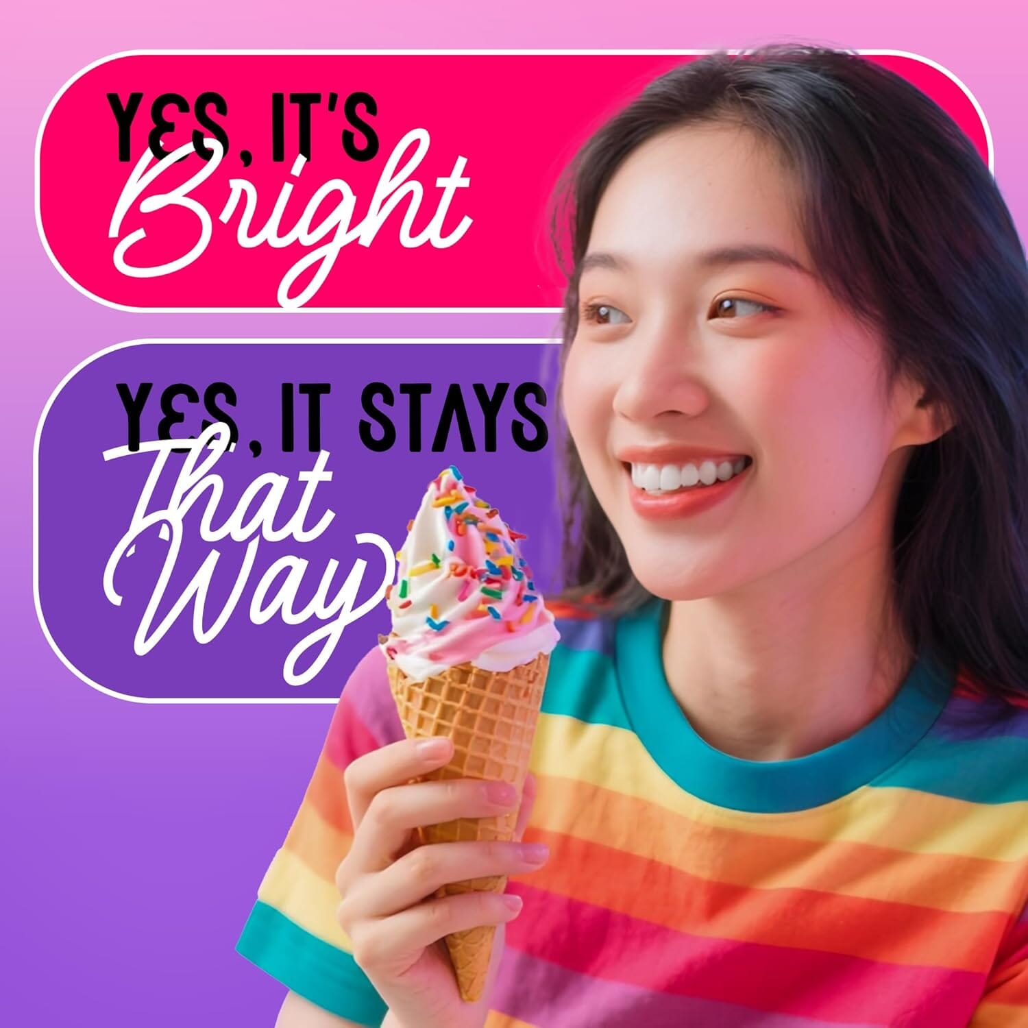 Snackathon Sprinkles for Baking & Decorating, Rainbow Sprinkles, 2.2 LB Bulk Rainbow Jimmies in Resealable Pouch