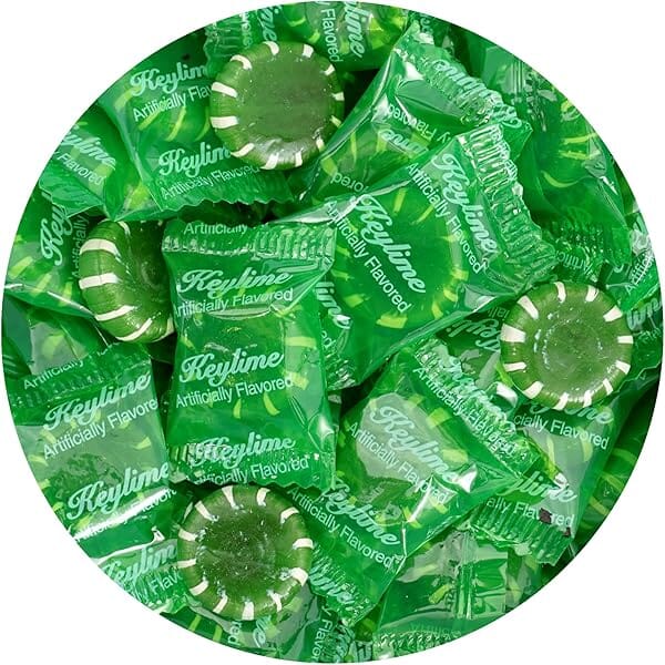 Sunrise Confections Key Lime Disk Individually Wrapped Bulk, 31 Pound