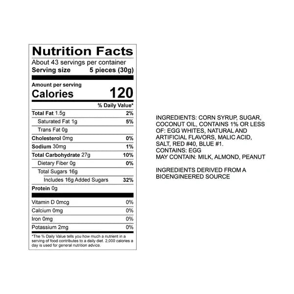 Sweet's Candy Company Salt Water Taffy, All-American, 3 Pound