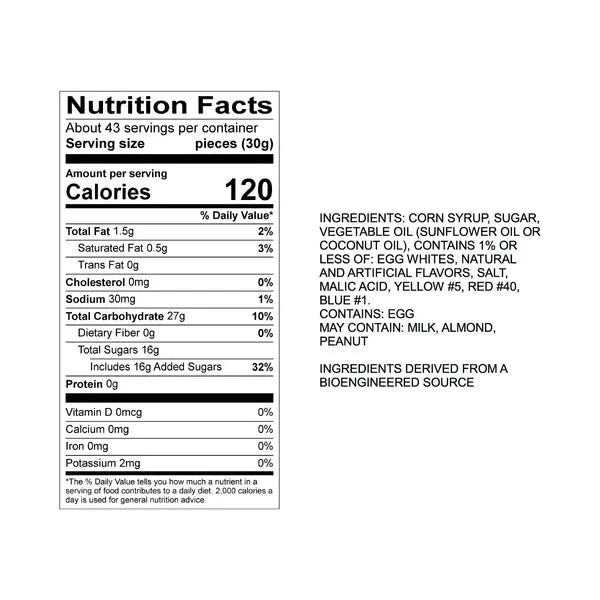 Sweet's Candy Company Salt Water Taffy, Caramel Apple, 3 Pound