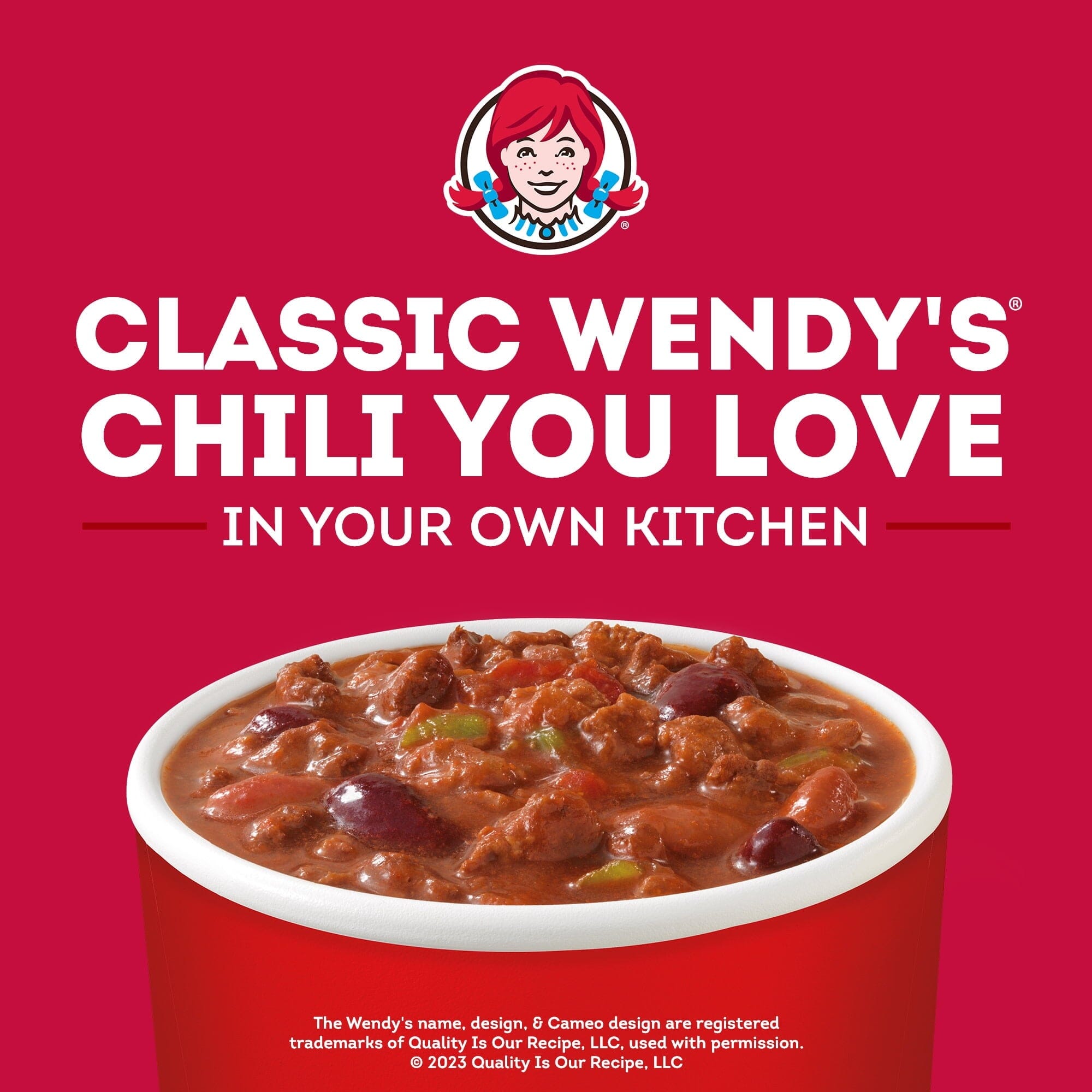 Wendy's Chili With Beans, Canned Chili, 15 Ounce