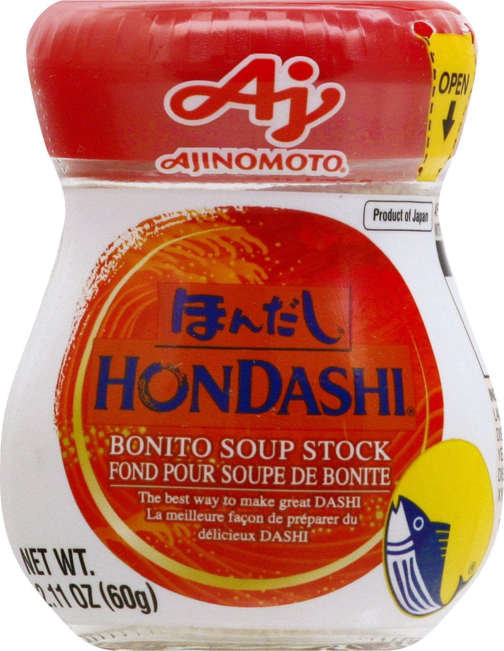 Ajinomoto Hondashi Dry Bonito Broth Soup Stock 2.11 oz Shaker