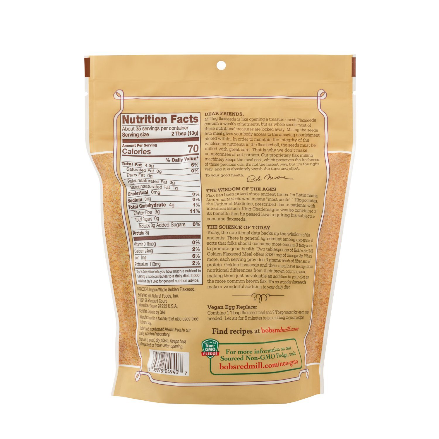 Bob's Red Mill Golden Flaxseed Meal