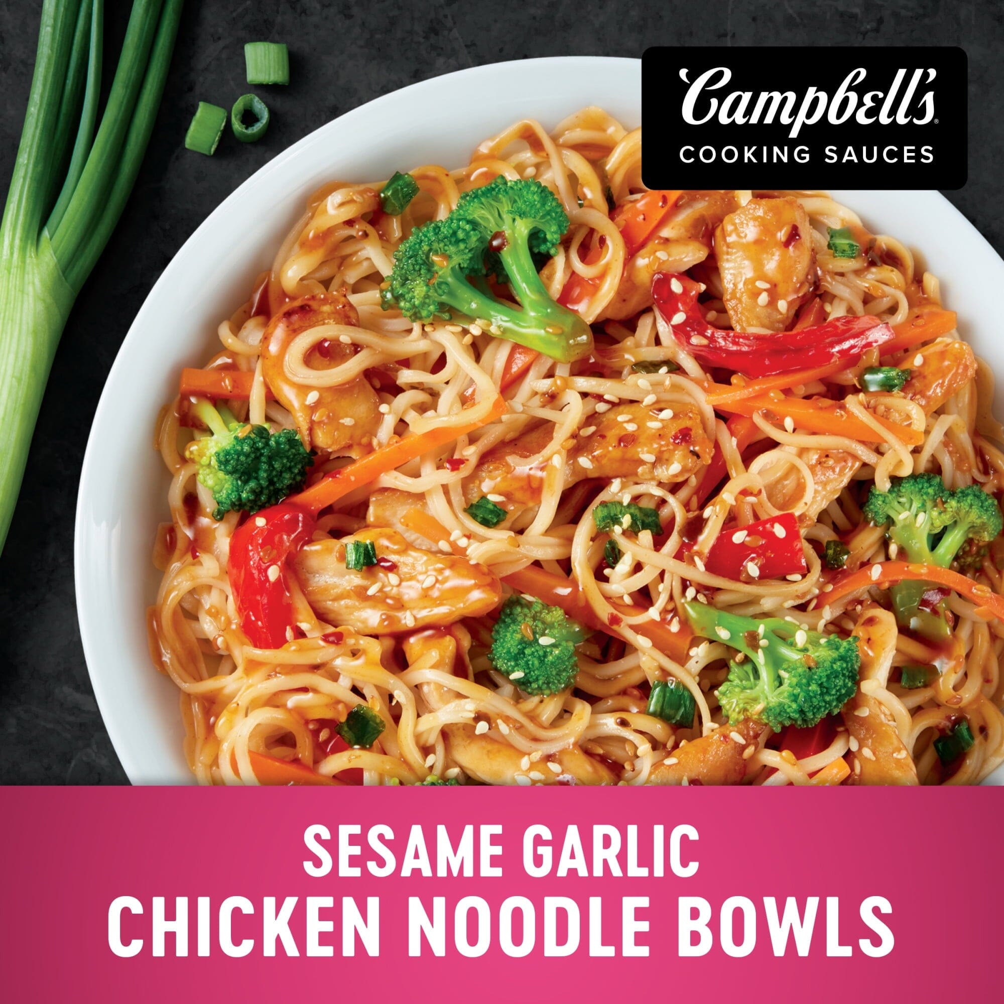 Campbell's Cooking Sauces, Sesame Garlic, 11 oz Pouch