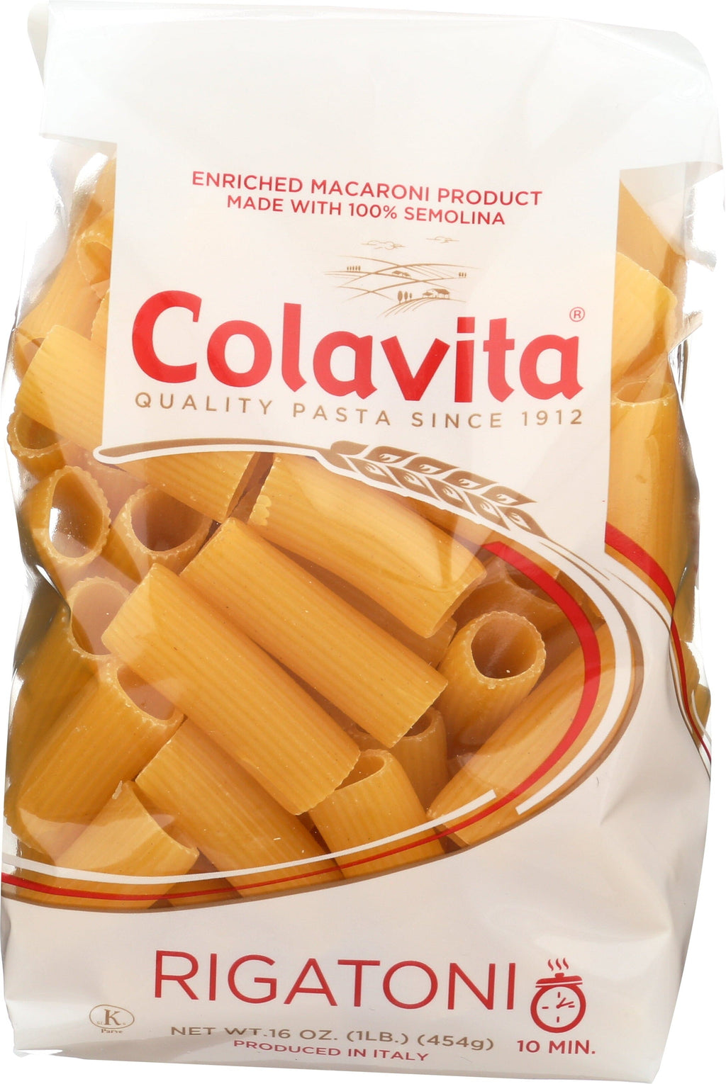 Colavita Rigatoni Pasta, 16 Ounce
