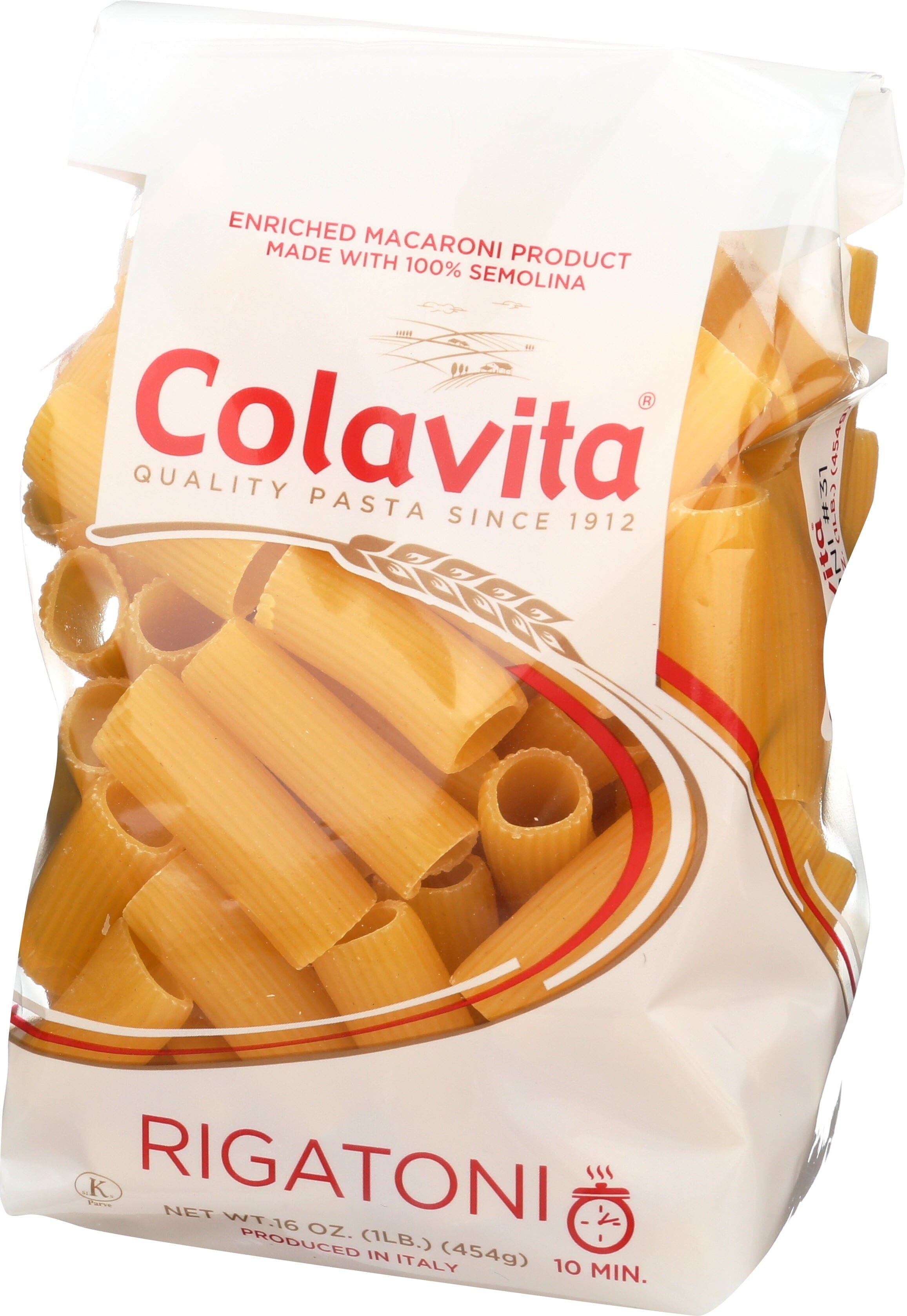 Colavita Rigatoni Pasta, 16 Ounce