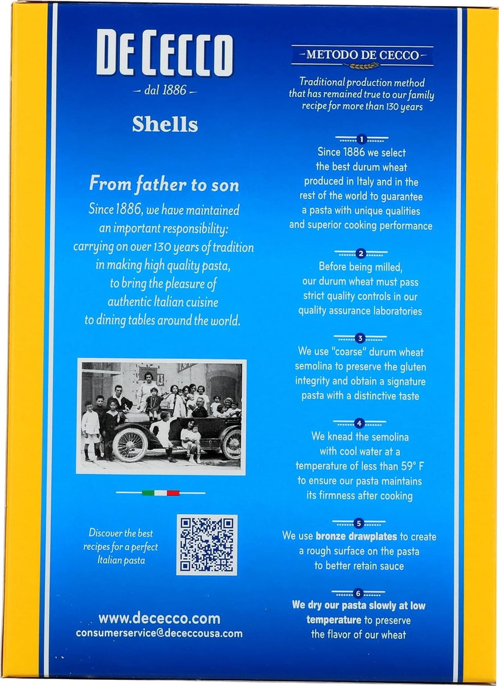 De Cecco Pasta Shells, 16 oz