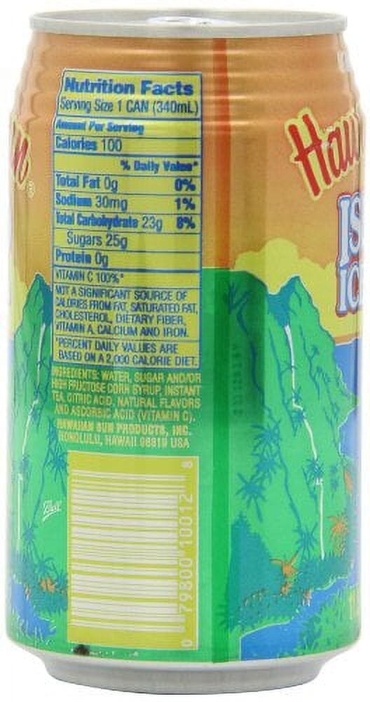Hawaiian Sun Island Ice Tea, 11.5 Fl. Oz., 6 Count