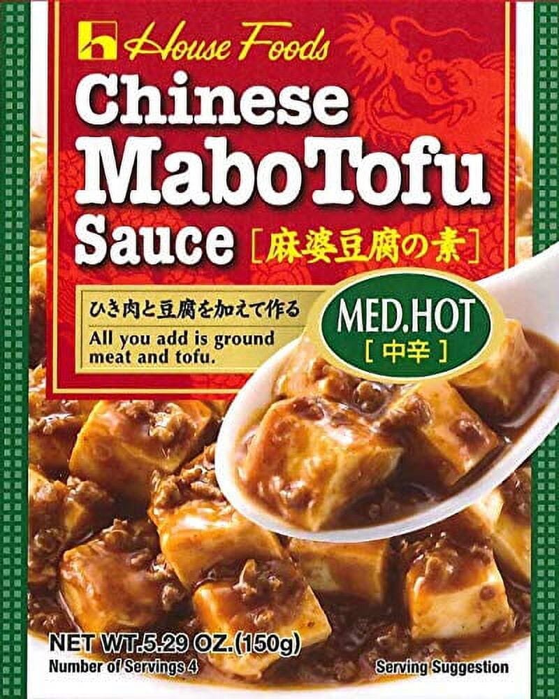 House Foods Chinese Mabo Tofu Sauce, Medium Hot, 5.29 Ounce