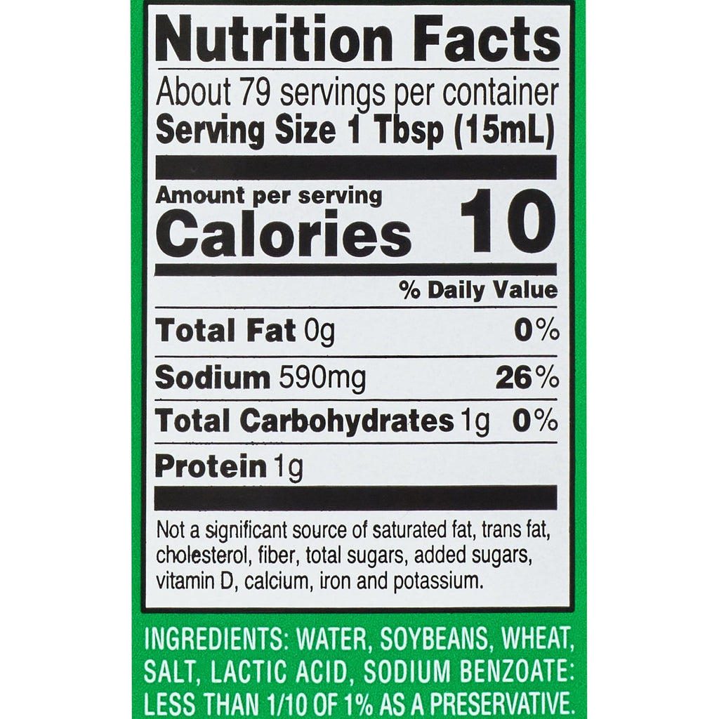 Kikkoman Less Sodium Soy Sauce, 40 oz