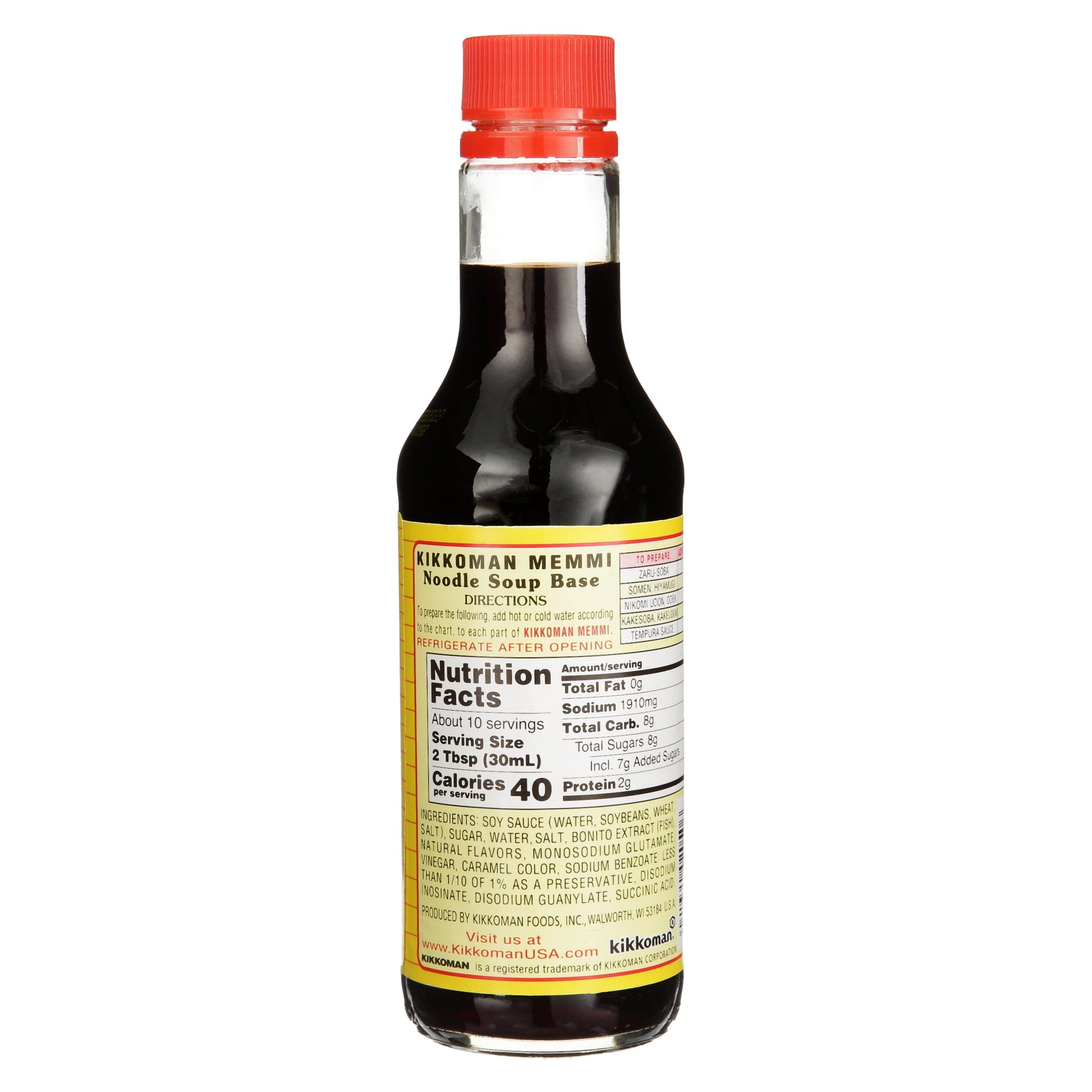 Kikkoman Noodle Soup Base Memmi, 10 fl oz