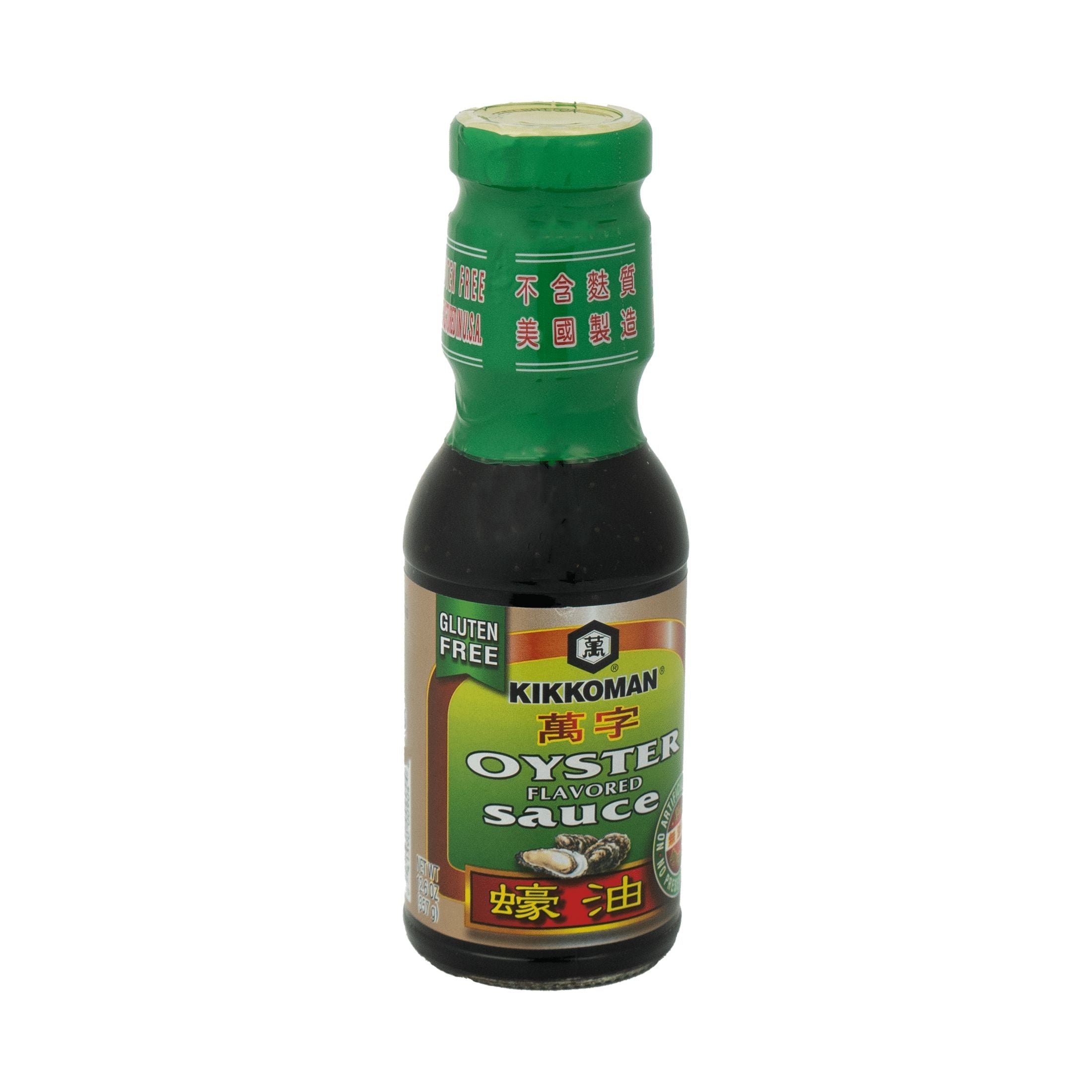 Kikkoman Oyster Flavored Sauce, 12.6oz, Gluten Free, Shelf Stable, Glass Bottle, No Preservatives