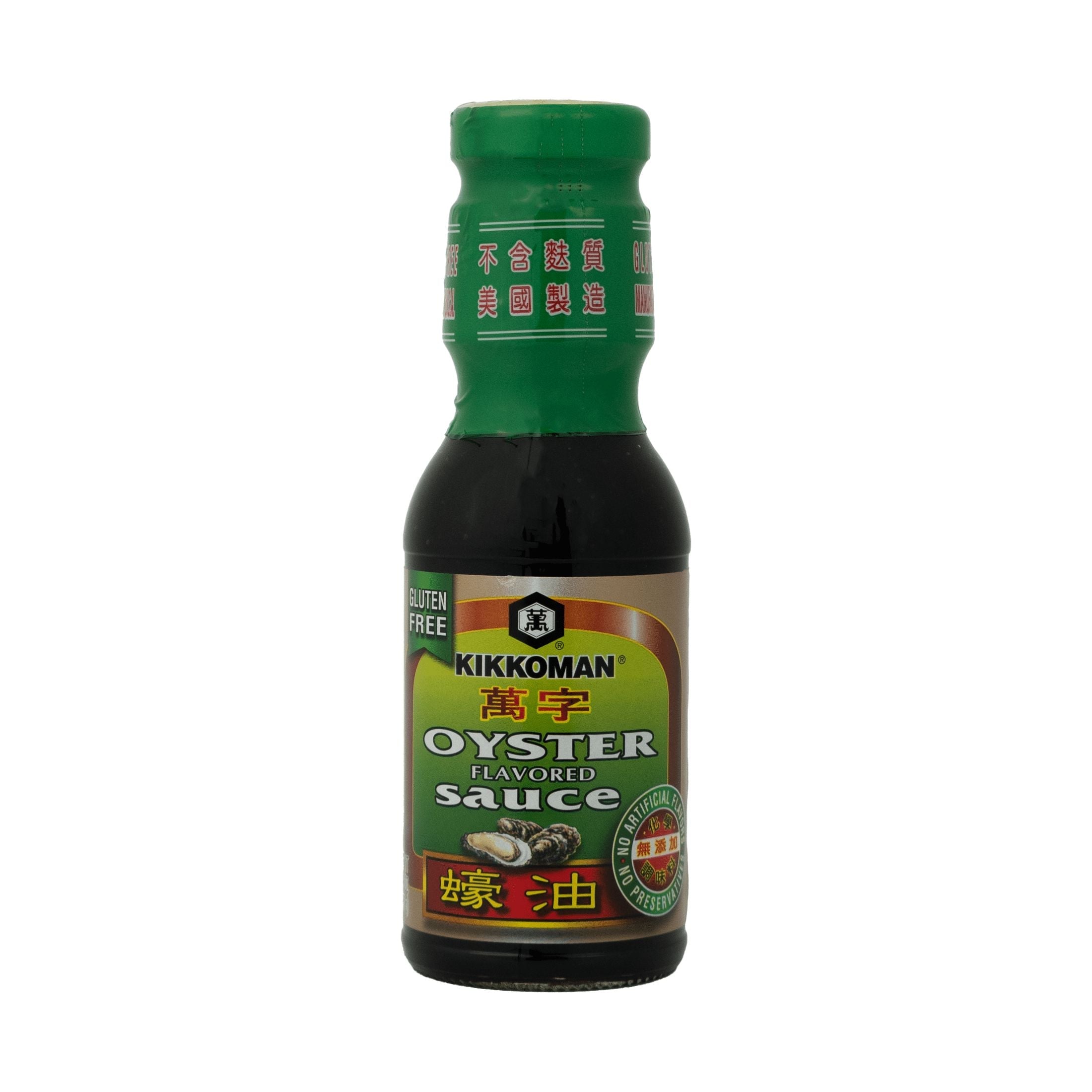 Kikkoman Oyster Flavored Sauce, 12.6oz, Gluten Free, Shelf Stable, Glass Bottle, No Preservatives