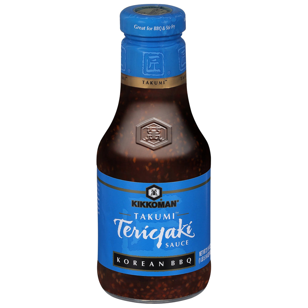 Kikkoman Takumi Korean BBQ Sauce, 21.25 oz, Glass Bottle