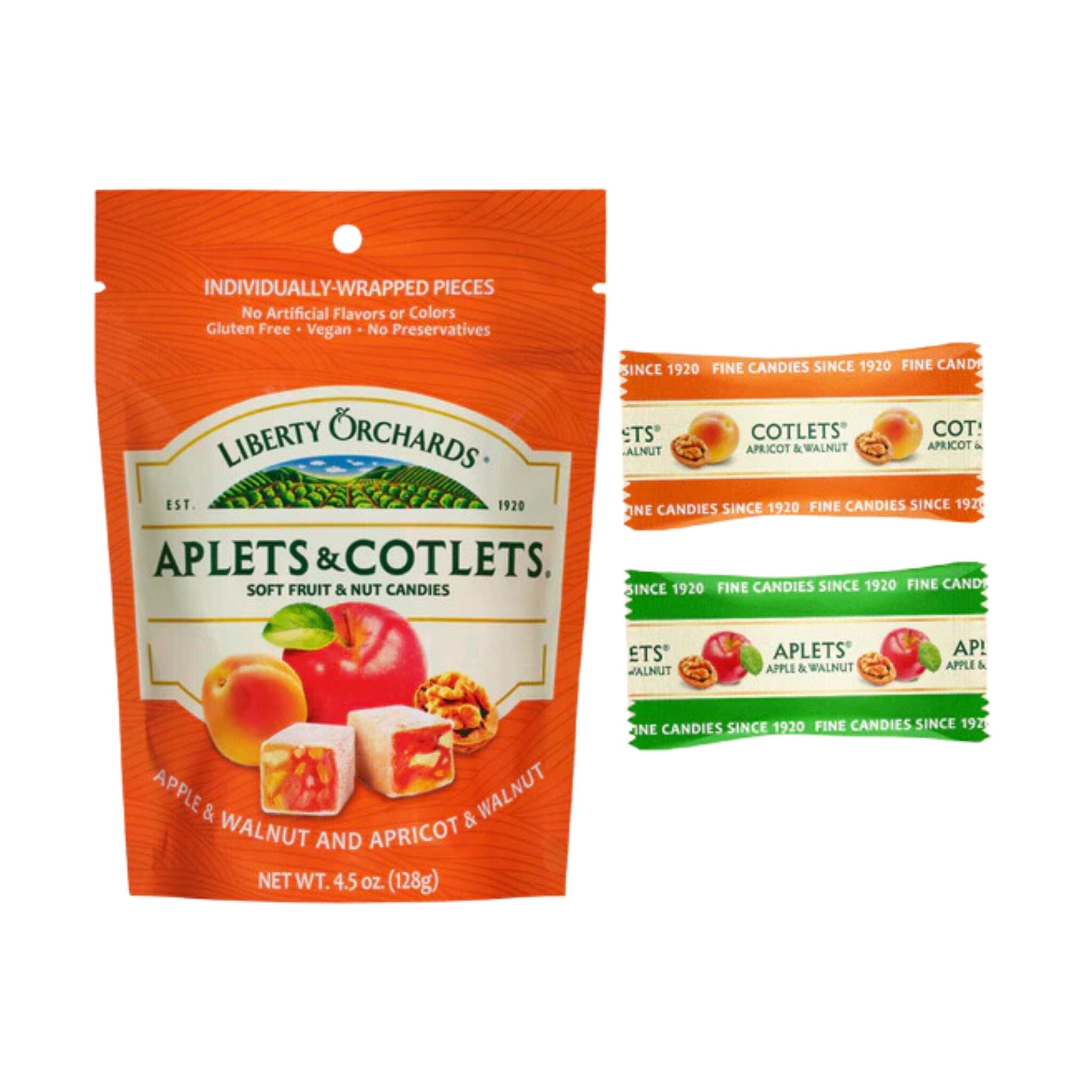 Liberty Orchards Aplets & Cotlets 4.5 Ounce