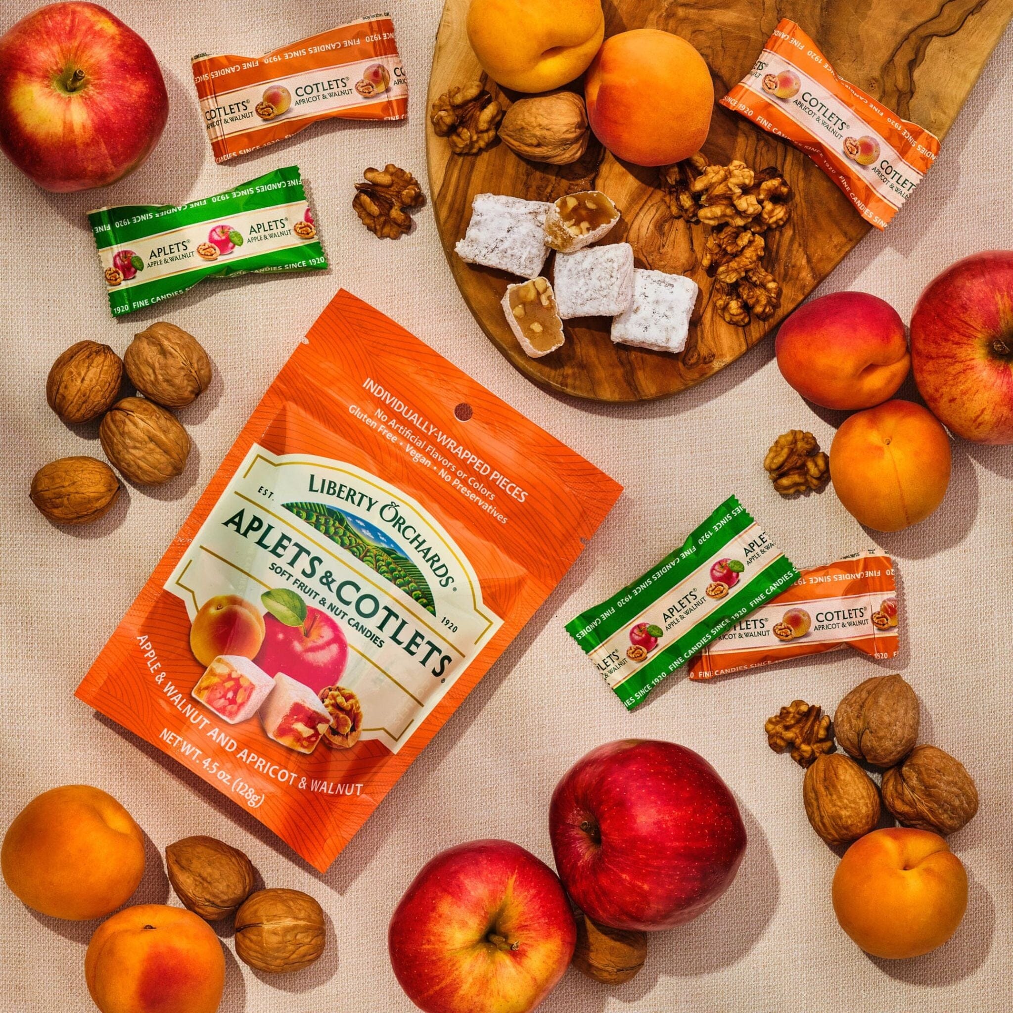 Liberty Orchards Aplets & Cotlets 4.5 Ounce