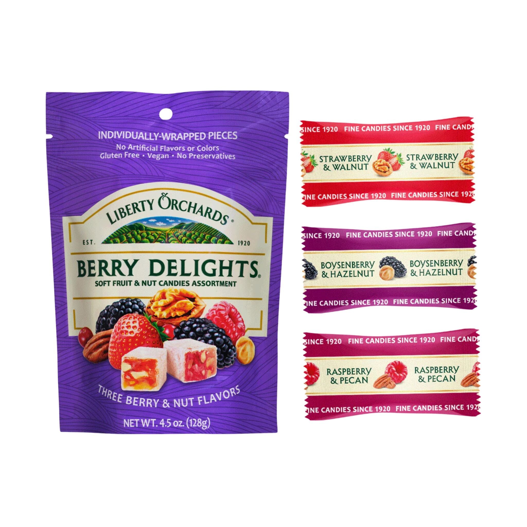 Liberty Orchards Berry Delights, 4.5 Ounce