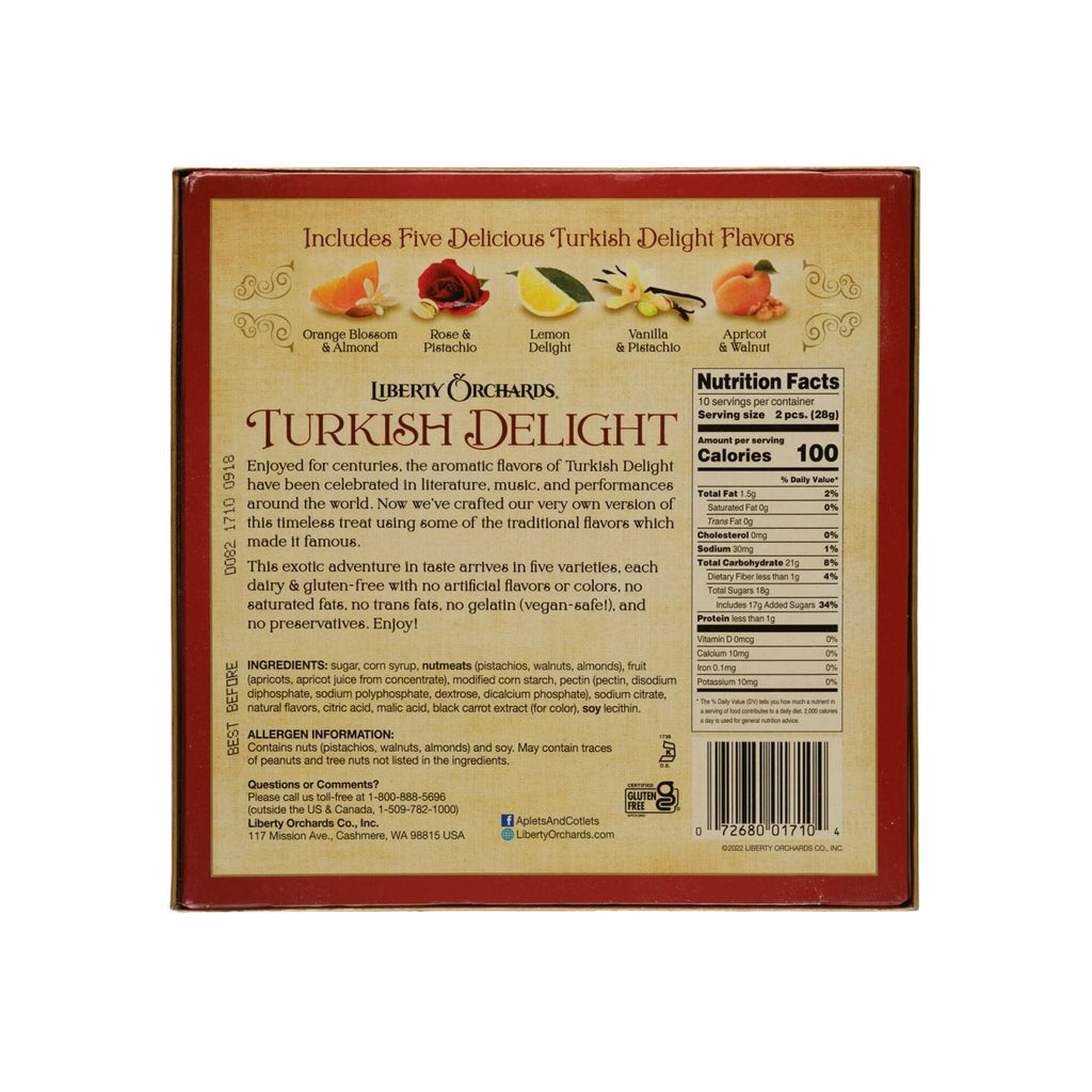 Liberty Orchards Turkish Delight, 10 Ounce