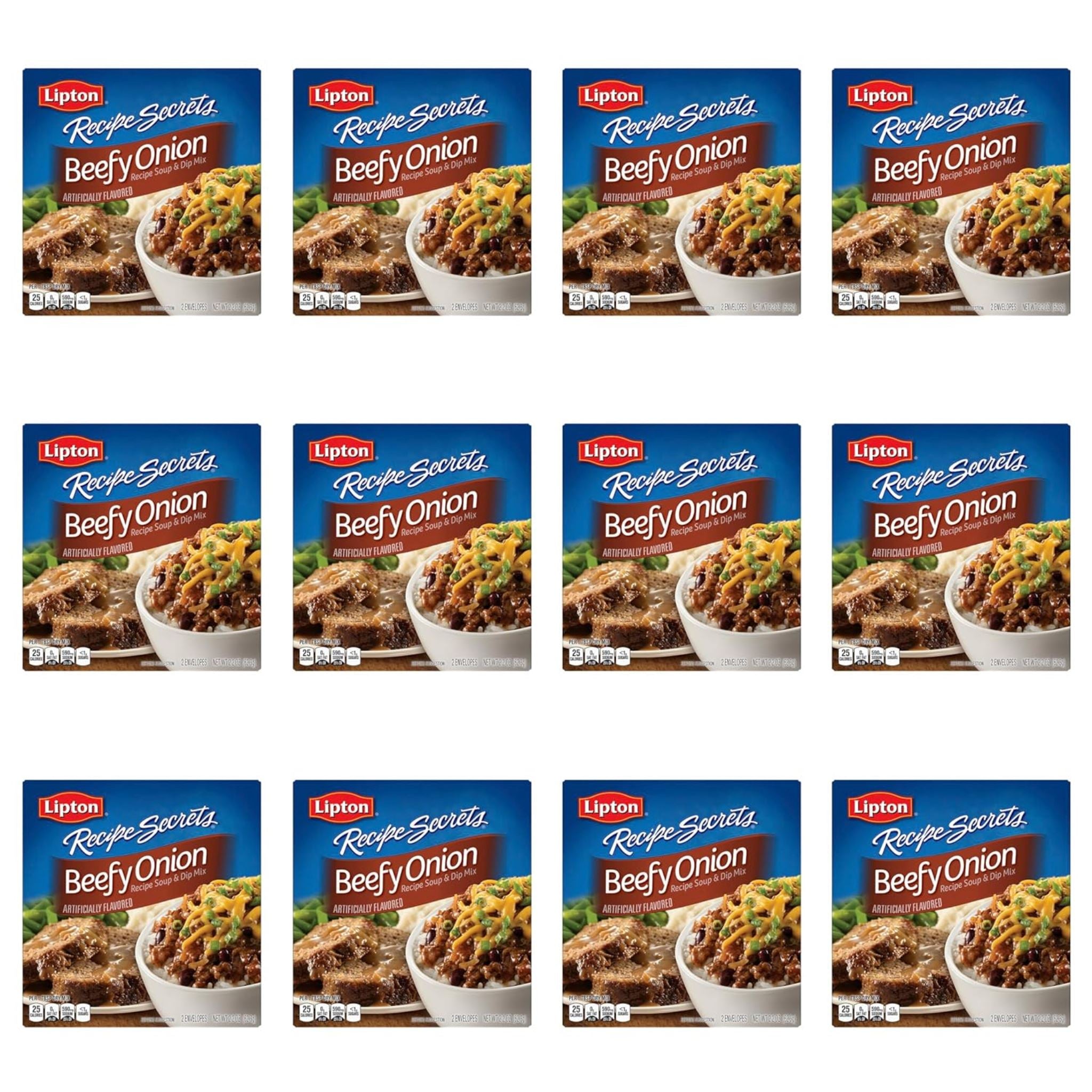 Lipton Recipe Secrets, Beefy Onion, 2.2 Ounce