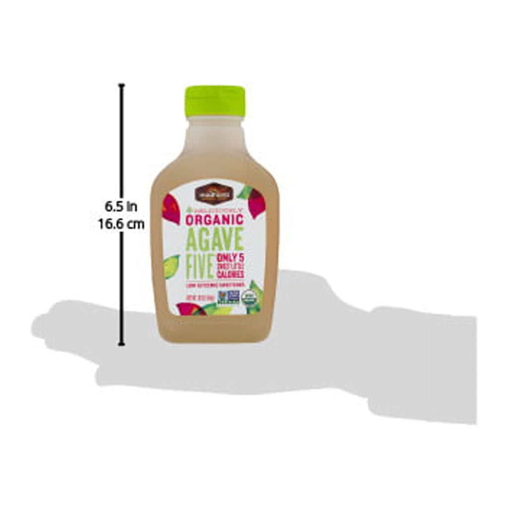 Madhava Organic Agave Five Low-Glycemic Sweetener, 16 oz Bottle