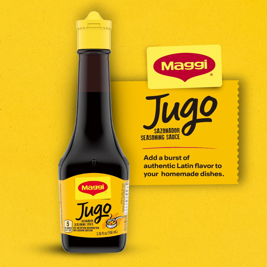 Maggi Five Calorie Jugo Seasoning Sauce Latin Flavor, 3.38 fl oz