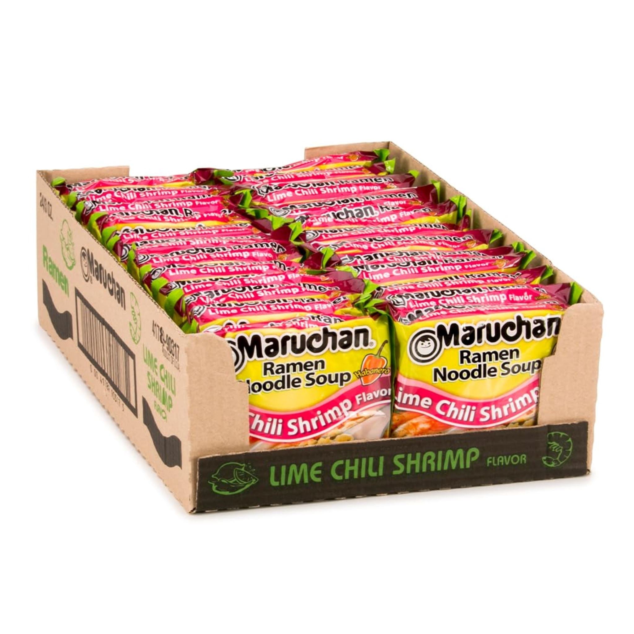 Maruchan Ramen, Lime Chili Shrimp, 3 Ounces (Pack of 24)