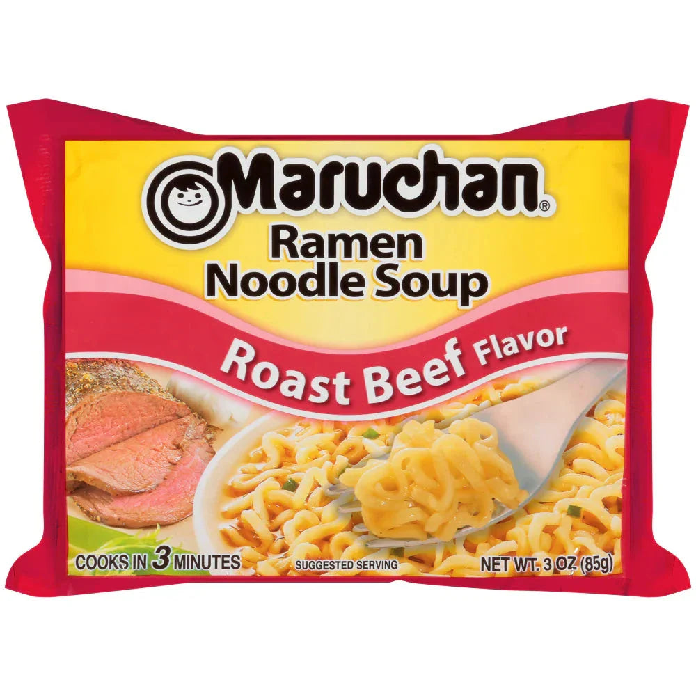Maruchan Ramen, Roast Beef, 3-Ounce Packages
