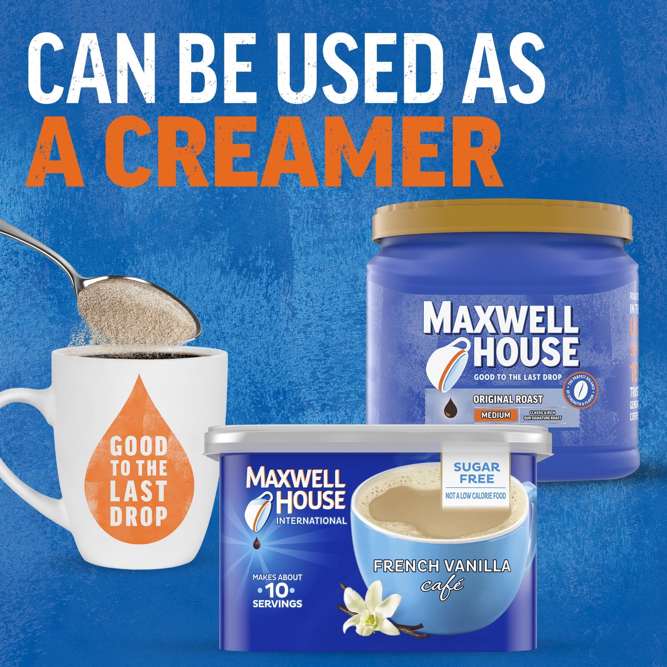 Maxwell House International Sugar Free Suisse Mocha Cafe Beverage Mix 4.1 Oz