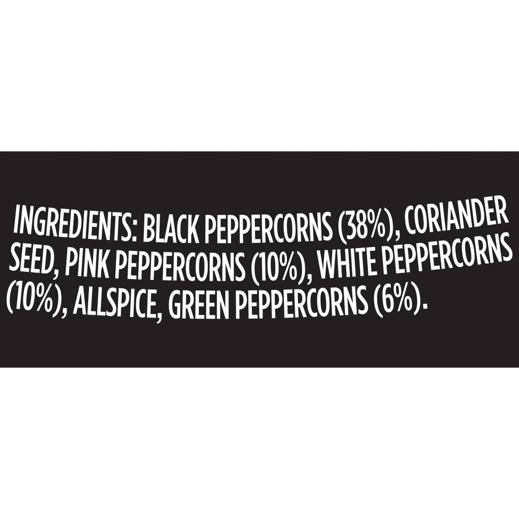 McCormick All Natural Peppercorn Medley Grinder, 0.85 oz Bottle