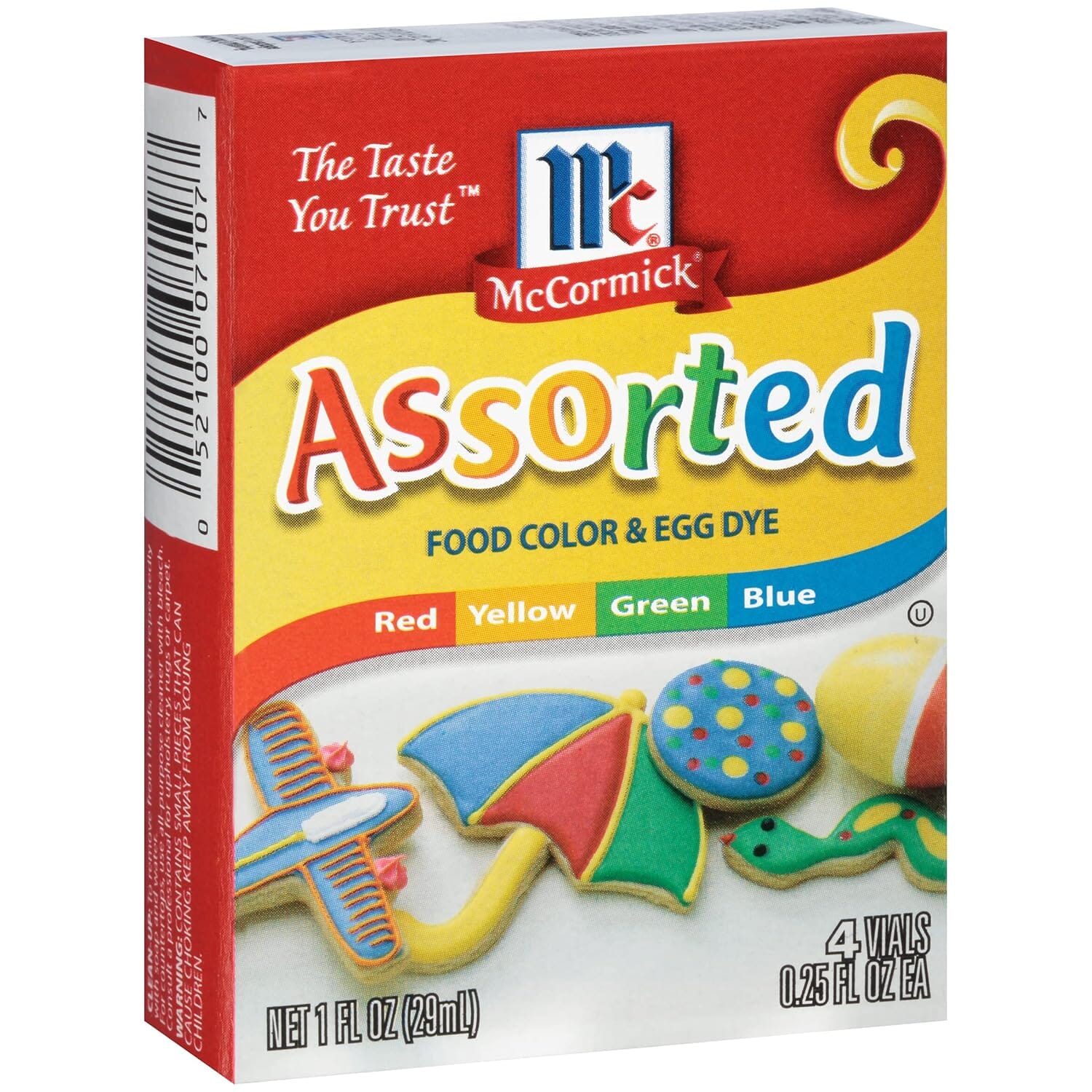 McCormick Assorted Food Color, 1 Fl Ounce