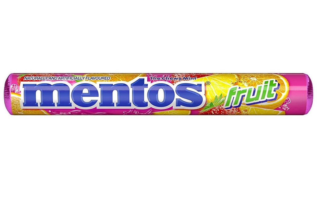 Mentos Rolls, Mixed Fruit, 1.32 Ounce
