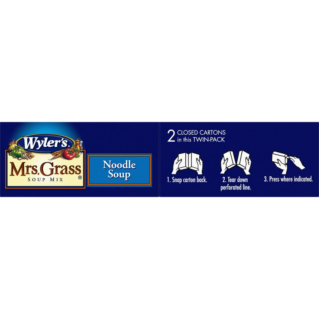 Mrs. Grass Noodle Soup Mix, 2 ct Pack, 4.2 Ounce
