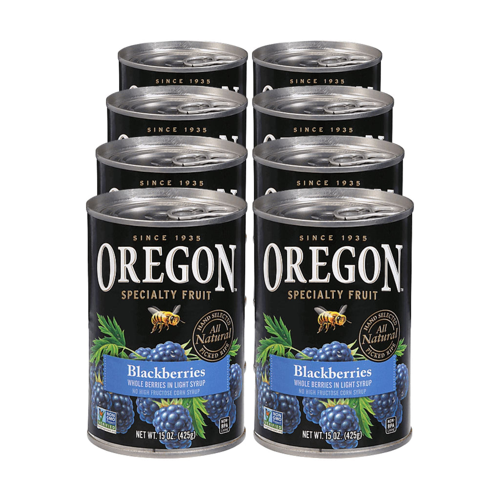 Oregon Fruit Blackberries in Light Syrup, 15 oz