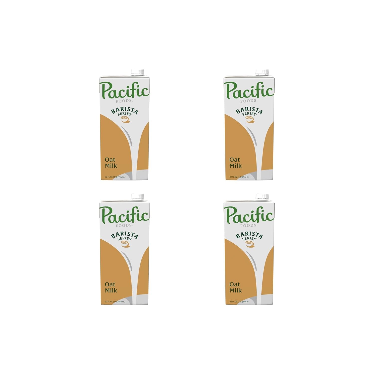Pacific Foods Barista Series Original Oat Milk, Plant Based Milk, 32 oz Carton