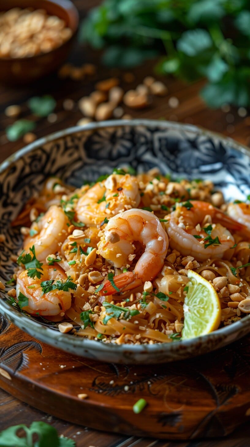 Snackathon Pad Thai Rice Stick Noodles, 3mm Width, Pack of 1 (16 Ounce Bag)