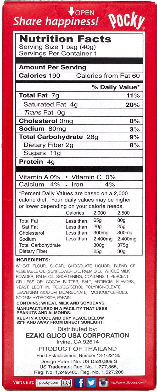 Pocky Cream Covered Biscuit Sticks 1.41 Ounce